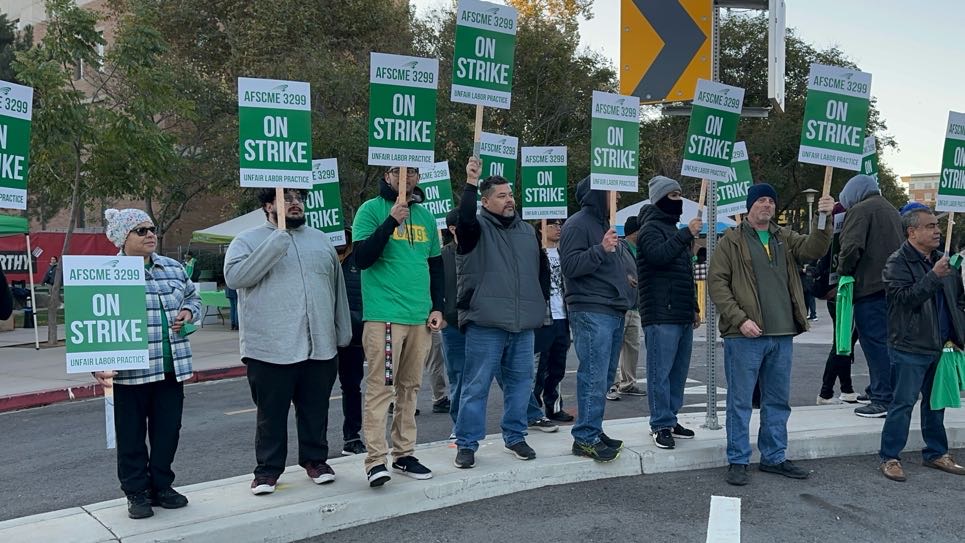 University of California workers strike to protest what they call bad-faith bargaining