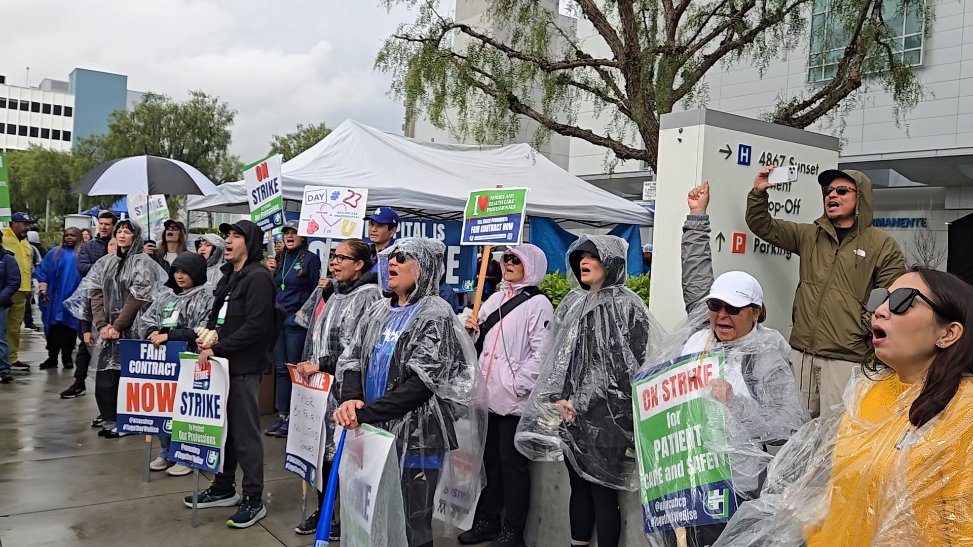 As Kaiser strike enters fourth week, UNAC/UHCP members hold the line for patient care