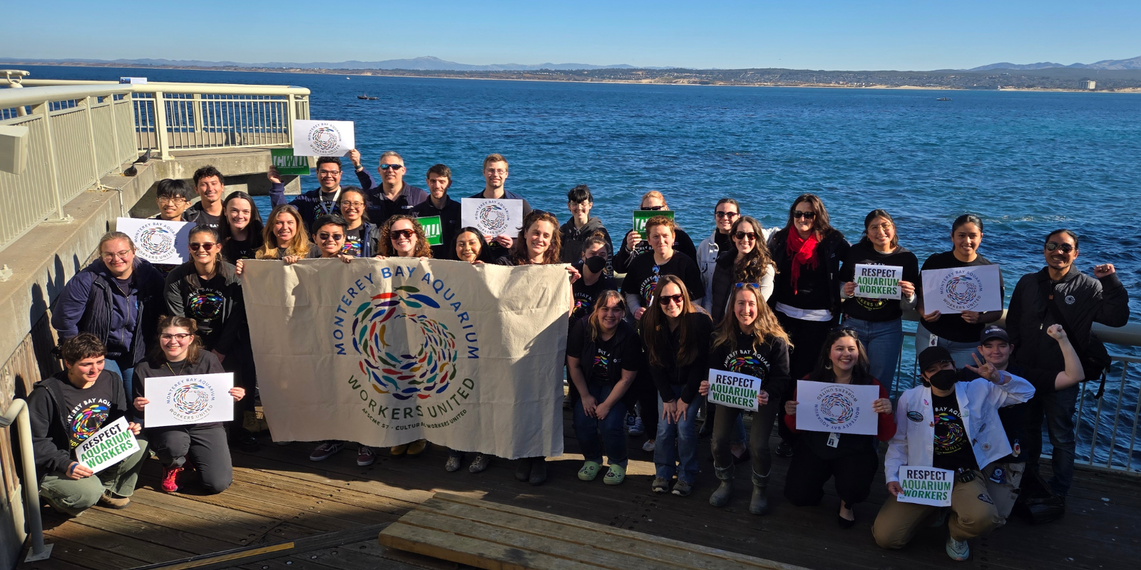 Monterey Bay Aquarium workers announce plans to unionize with AFSCME