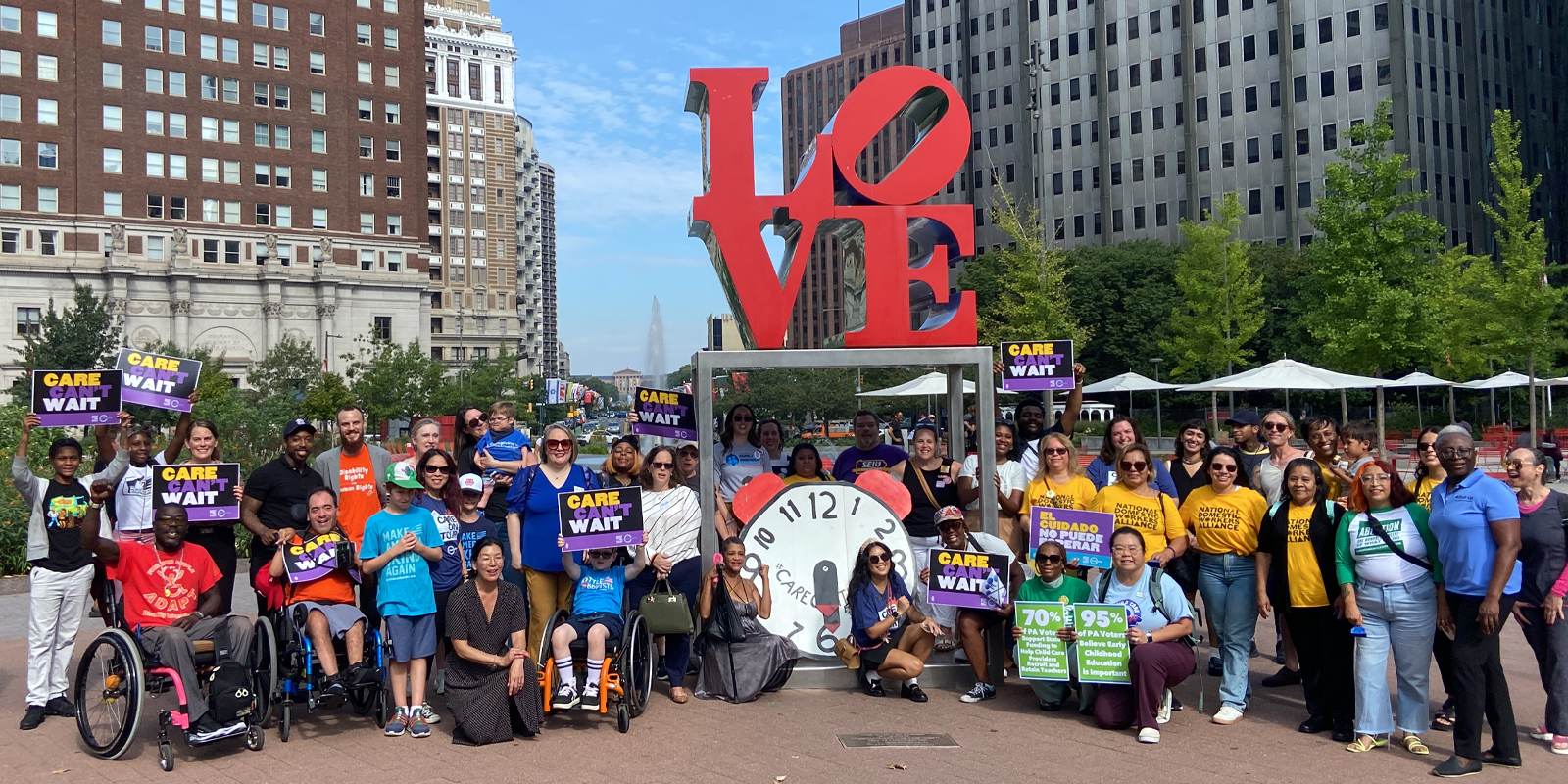 AFSCME member joins Care Can’t Wait Bus Tour and pushes for paid family leave