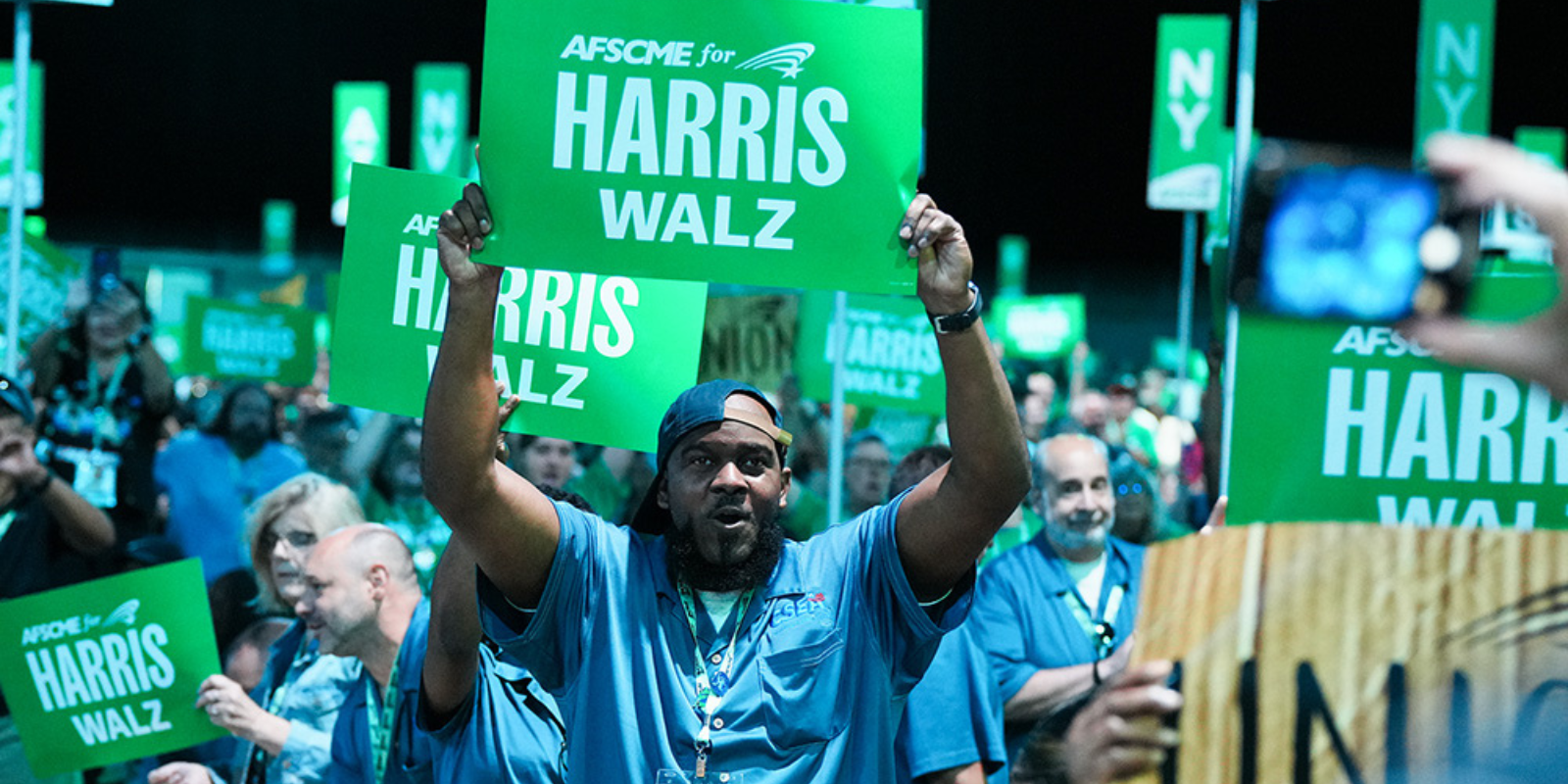 AFSCME se está movilizando para apoyar a Harris-Walz